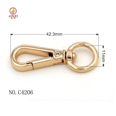 China Factory Wholesale Price Quality Guaranteed Small Purse Snap Hooks Metal Clasp Swivel Hooks For Purse for sale