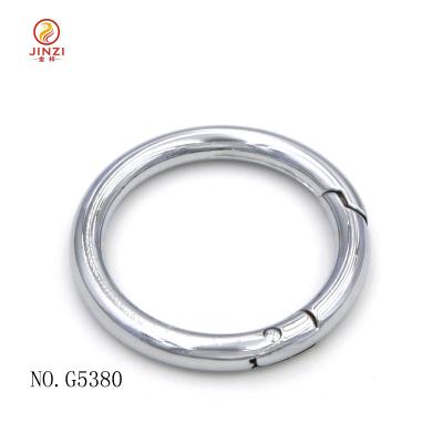 China Factory Wholesale Price Quality Guaranteed Jinzi 2021 Wholesale Fashion Custom Welded Style Metal O Ring For Handbag Hardware for sale