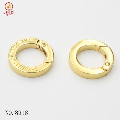 China Factory Wholesale Price Quality Guaranteed OEM Factory Brand Metal Break Spring Metal Clasp O Ring Custom Buckle for sale