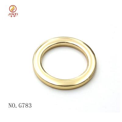 China Factory Wholesale Price Quality Guaranteed Handbag Metal Accessories Metal Flat & Round 0 Buckle Rings for sale