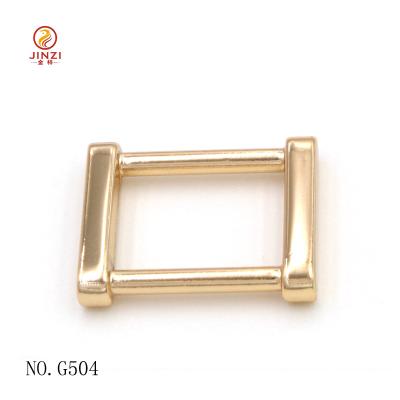 China Buckle New Arrivals Travel Accessories Shiny Gold Color Metal Ring Buckle For Handbags for sale