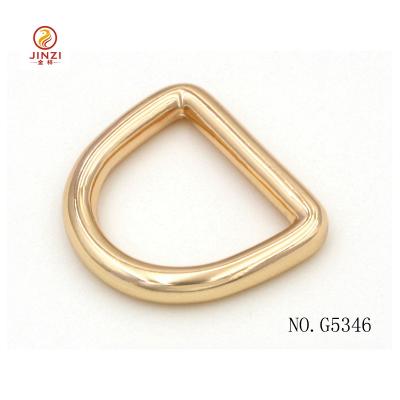 China Factory Wholesale Price Quality Guaranteed D Ring Buckles Metal Zinc Alloy D Clips Customize D Clips For Handbag for sale