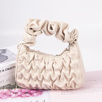 China Wholesale Luxury Custom Fashion Designer Ruffle Lady Handbag Fashion Women Bag for sale