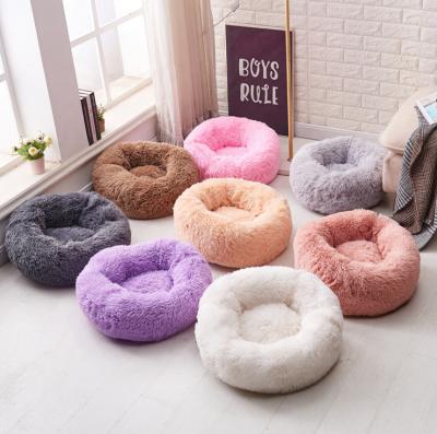 China Viable Style Round Style Best Selling Manufacturer Best Selling Amazon Cat Bed Pet Accessories Factory Wholesale Price Hot Selling Cat Bed for sale