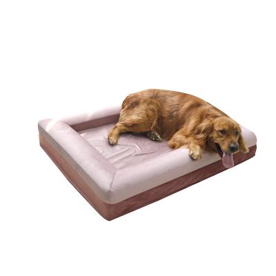 China Removable Cover Memory Foam Dog Bed Living Room Sofa Quilt Luxury Pet Waterproof Orthopedic Dog Bed for sale