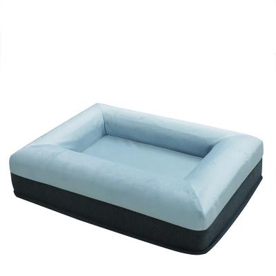 China Removable Comfortable Orthopedic Memory Cover Manufacturer Foam Foldable Dog Bed For Sale for sale