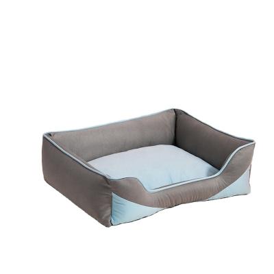 China Removable Cover 2022 DXL Free Sample Customized Removable Washable Waterproof Cat Dog Bed Suede Fabric PED Beds for sale