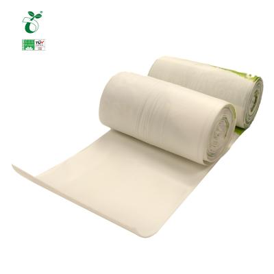 China Virgin Raw Material Wholesale Custom Large Garbage Plastic Easy-Tear Flap Link Box Liner Factory Lining Green Garbage Bag Roll for sale