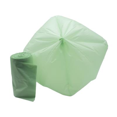 China BIODEGRADABLE Large Drawstring Bin Biodegradable Kitchen Bags 100% Cornstarch Bio Degradable Waste Bag for sale