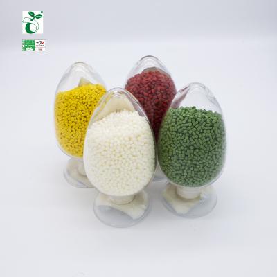 China 100% Virgin Cornstarch Raw Material PBAT Compostable And Degradable Resin for sale