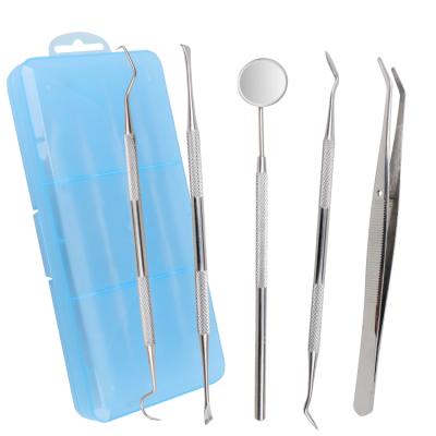 China Oral Care Ready to Ship 5PCS Dental Tool Kit Adult Oral Dental Hygiene Set for Oral Cleaning for sale