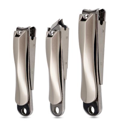 China Amazon Durable Wholesale Stainless Steel Nail Clippers Mantis Shape With Storage Groove for sale