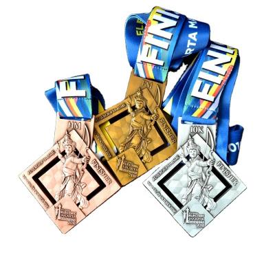 China Health Care Institute Custom Medals, Order Personality Metal Medal, Customized Bike Race, Runner, Sport Games, Ma for sale