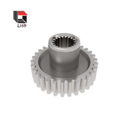 China Building Material Shops OEM High Precision Forging Steel Transmission Spur Gear OEM Worm Tooth Machining Bevel Gear For Gearbox for sale