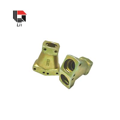 China Heavy Industry Germany Standard Y Type Brass Reducing Tee Pipe Connector For Mining Machine for sale