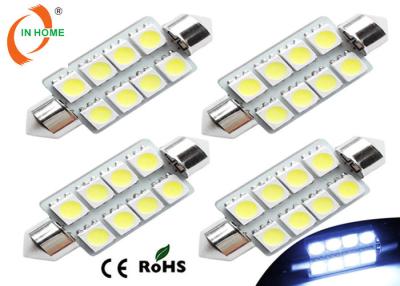 China 8 Pcs 3 Chip 5050 White Car 12v Led Festoon Lighting Outdoor Dome for sale