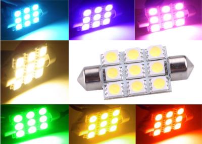 China Festoon 41mm 9pcs 5050smd Car Reading Light Lamp Stable Emitting for sale