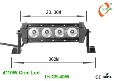 China Adjustable White 40w Led Light Bar For Truck / Off Road Led Light Bar Spot Flood Combo for sale