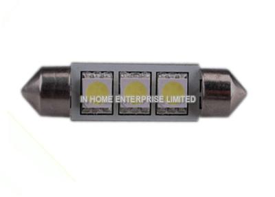 China 41MM Festoon 12V 3 LED License Plate Light Bulb Replacement 5050 SMD 360 Degree for sale