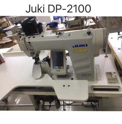 China Garment Shops Original Made in Japan Used Juk i Industrial Electronic Lockstitch DP-2100 Sleeves Setting Sewing Machine for sale