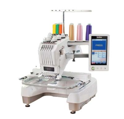 China Brand New Trimmer Brother Brand PR-670E Computerized Single Head Six Needles Embroidery Machine for sale