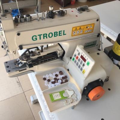 China Garment Shops Gtrobel373D Industrial Direct Drive Button Tying Sewing Machine for sale