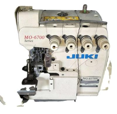 China Garment Shops JUKI-MO-6716S 5 Threads High Speed ​​Industrial Used Overlock Sewing Machine for sale