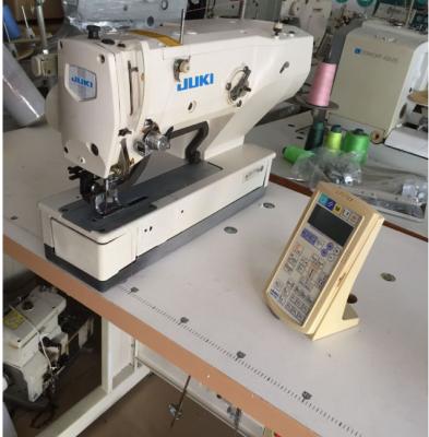 China Garment Shops Well Conditional Juk i 1790 Industrial Computerized Straight Button Hole Sewing Machine for sale