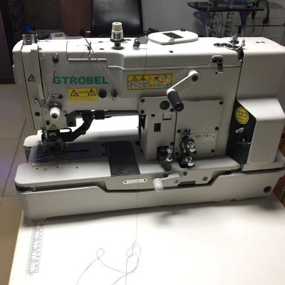 China Garment Shops Industrial Straight Button Hole Sewing Machine Gtrobel-GDB-781 for sale