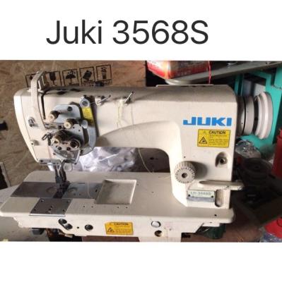 China Retail 80% new used JUK I LH-3568S double needle industrial lockstitch sewing machine in good condition for sale