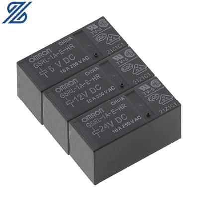 China 250VAC AG Inrush 16A Shape SPST-NO Relay G5RL-1A-E-HR 8 PIN Sealed Alloy G5RL-1A-E-HR-5VDC G5RL-1A-E-HR-12VDC PCB Contact High for sale