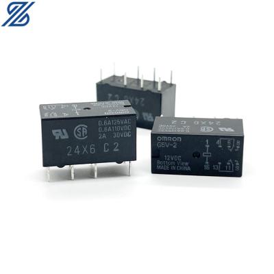 China Low Signal Relay G5V-2 Sealed Miniature Relay For Signal Circuits 8Pin 2A 125VAC G5V-2 -5V 12V 24VDC Contact Form DPDT for sale