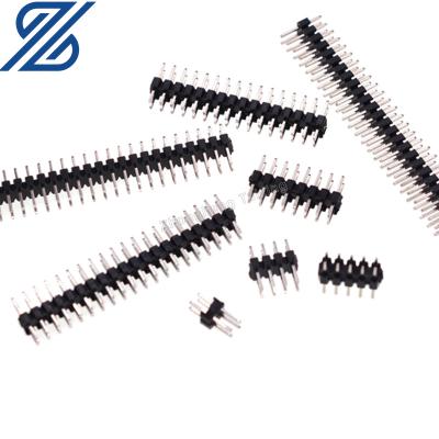 China PCB Pitch 2.0MM Row Straight Pin Header Double Pin 2*3/4/5/6/7/8/10/15/20-40P for sale