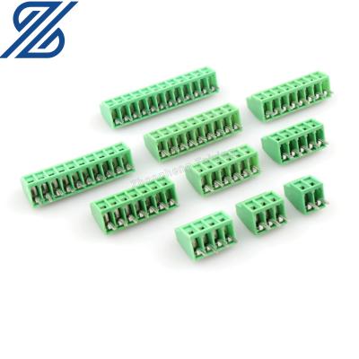 China KF128-2.54 PCB Screw Terminal Block Spacing 2.54MM Wire-to-Panel 150V/6A Connector KF128-2.54 for sale