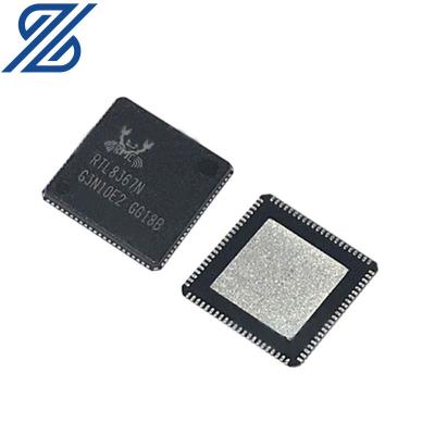 China New original RTL8367N-VB-CG QFN88 standard five-port gigabit network card IC Ethernet controller chip for sale