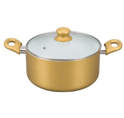 China Sustainable Ceramic High Quality Aluminum Pot Cookware for sale