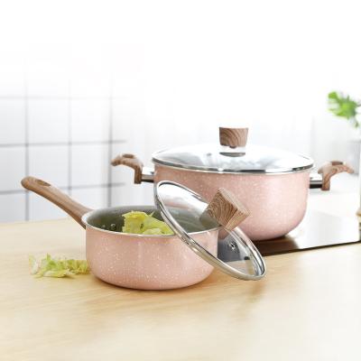 China Sustainable aluminum pressed cookware clamping set for sale