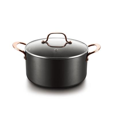 China Durable Hard-Anodized Aluminum Non-Stick Casserole for sale