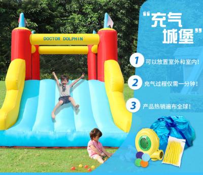 China Home Use Indoor and Outdoor Kids Inflatable Castle Children's Trampoline Play Bouncy Castle for sale