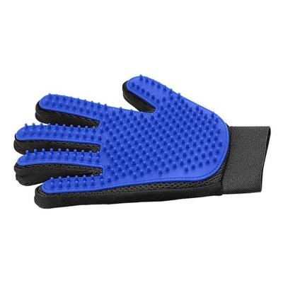 China Custom Viable Silicone Pet Hair Remover Gloves Pet Grooming Grooming Glove Deshedding Guantes de mascotas Glove With 260 Grooming Tips for sale