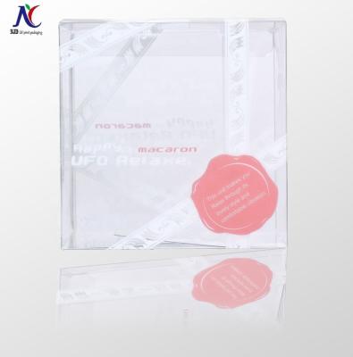 China High Quality Recycled Materials Plastic Packaging Transparent Plastic Box Decorate Gift Box For Hair Clip Product With Lodge for sale