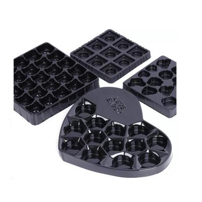 China Disposable Blister Insert Tray Packaging Chocolate Inner 6 Holes For Chocolate Box for sale