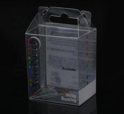 China Recycled Materials PVC PET Plastic Packaging Gift Box Transparent Plastic Box With Printing Label for sale