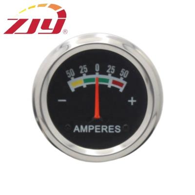 China ZJY High Quality ammeter 52 mm Automobile Ampere Meter For Universal Car 52mm for sale