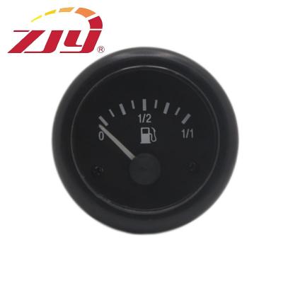 China High Quality VDO Series 52 mm Fuel Level Gauge 0-1/2-1Range 24Volts BLACK 52mm for sale