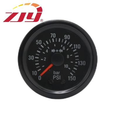 China High Quality 1/8 Npt Pressure Gauge Liquid 0-150Psi 0-10 Bar Pointer Oil Press Meter 52mm for sale