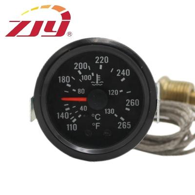 China High Quality Water Temperature Gauge Kit With Sensor Black Dial Clear Lens For Car TRUCK 52mm Te koop