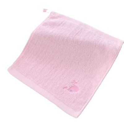 China Factory Wholesale Soft Absorbent Square Hand Towel Kids QUICK DRY Cotton 25*25 Square Trailer for sale