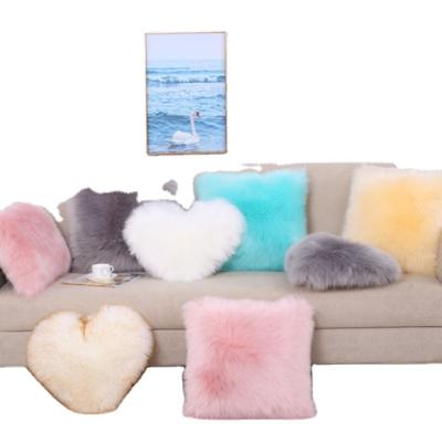 China Luxury hotel light sofa bedside cushion company gifts can be customized size wool pillowcase for sale