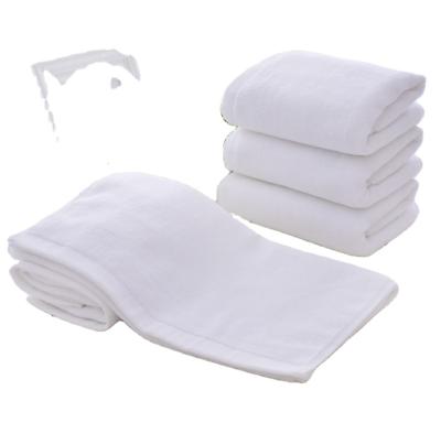 China Hotel Bath Selected 21-ply imported yarnSoft skin-friendly and breathableHigh-end white towel for sale